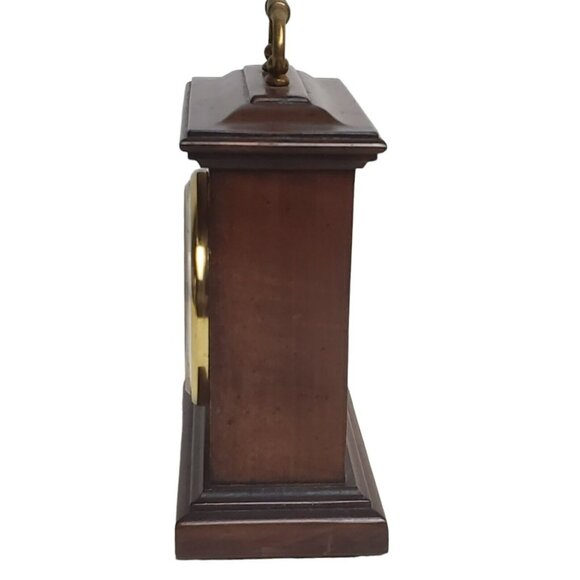 Vintage Howard Miller Mantel Clock Quartz 612-350 Wood Battery Alarm READ Parts - Picture 16 of 16